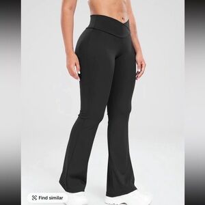 Women's Black Flared leggings